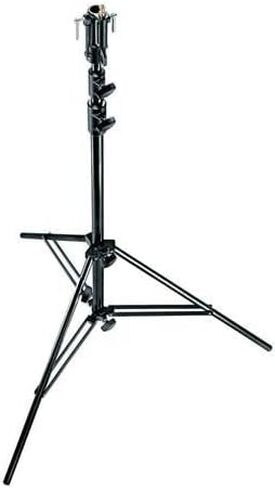 Manfrotto 007BSU 10.6- Feet Senior Stand with Leveling Leg (Black Chrome Plated Steel) in Saudi Arabia