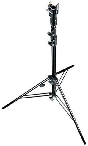 Manfrotto 007BSU 10.6- Feet Senior Stand with Leveling Leg (Black Chrome Plated Steel) in Saudi Arabia