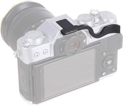 Fotga Hot Shoe Mount Thumb Up Grip for Sony A7III A7RIII A9 Mirrorless Camera (RED) in Saudi Arabia