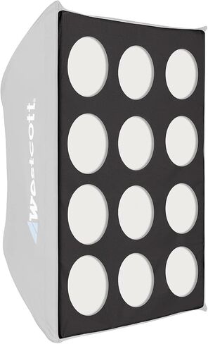 Westcott Pro Light Mods - Quick Softbox Attachment Simulating Stadium Lights, Stage Lighting Prop, Fashion Lighting for Westcott and 3rd Party Softboxes - Standard Softbox 2 x 3 ft (60.9 x 91.4 cm) in Saudi Arabia