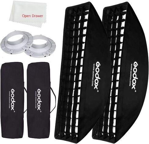 Godox 37 بوصة/ 95 سم Octagon Softbox، Bowens Mount Softbox متوافق مع ستوديو ستروب الإضاءة MS300 SK400II AD600 AD400Pro وVL150II VL300II SL-60W SL60II SL150III SL300III SZ200Bi LED ضوء (FW 95 (1 قطعة) in Saudi Arabia