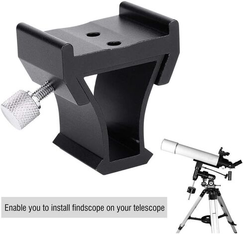 Xinwoer Telescope Mount Bracket Telescope Finderscope Mount Dovetail Slot Plate Groove Screw Accessory for Celestron, Meade,and Orion Schmidt-cassegrain in Saudi Arabia