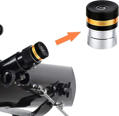 Aspheric Eyepiece Telescope Full Coated HD Wide Angle 62 Degree Lens 23mm - for 1.25 Inch Astronomy Telescope (23mm) in Kuwait