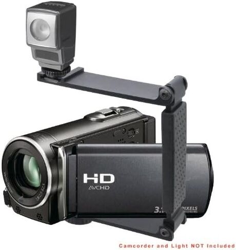 Aluminum Mini Folding Bracket Compatible with Sony HDR-CX100 (Accommodates Microphones Or Lights) in Kuwait