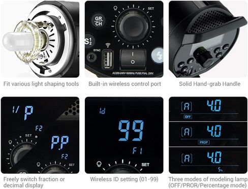 DP400III 400Ws Professional Studio Flash in Saudi Arabia