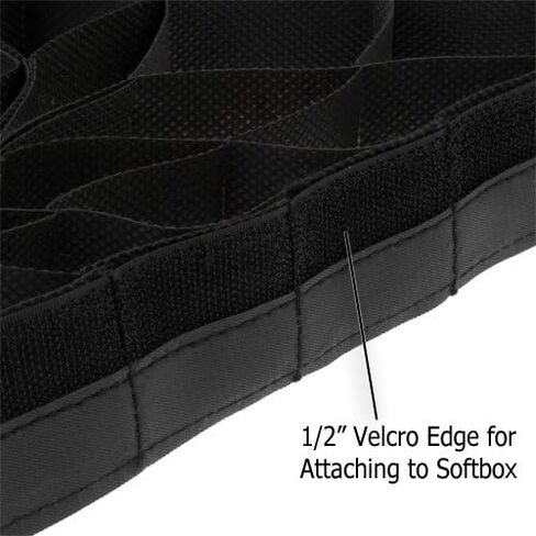 Fotodiox Pro, 36" Octagon Eggcrate Grid, fits Fotodiox Pro 36" Octagon Softbox - 50 Degree Grid (Each Grid Size: 2"(w) x2(l) x1.5(h)) in Saudi Arabia