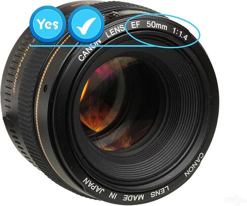 50mm Lens Cap Cover Compatible for Canon EF 50mm f/1.4(Not for 1.8) USM,HUIPUXIANG 58mm Filter Thread [2 Pack] in Saudi Arabia