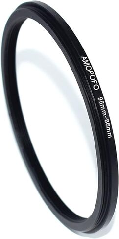 77mm Lens to 86mm Camera Filter Ring,Compatible with All 77mm Camera Lens & 86mm UV,ND,CPL Lens Hood Accessories,Made of CNC Machined Aluminum(77-86mm) in Saudi Arabia
