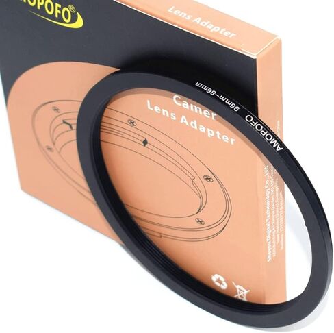 77mm Lens to 86mm Camera Filter Ring,Compatible with All 77mm Camera Lens & 86mm UV,ND,CPL Lens Hood Accessories,Made of CNC Machined Aluminum(77-86mm) in Saudi Arabia