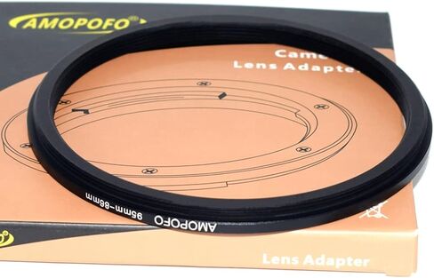 77mm Lens to 86mm Camera Filter Ring,Compatible with All 77mm Camera Lens & 86mm UV,ND,CPL Lens Hood Accessories,Made of CNC Machined Aluminum(77-86mm) in Saudi Arabia