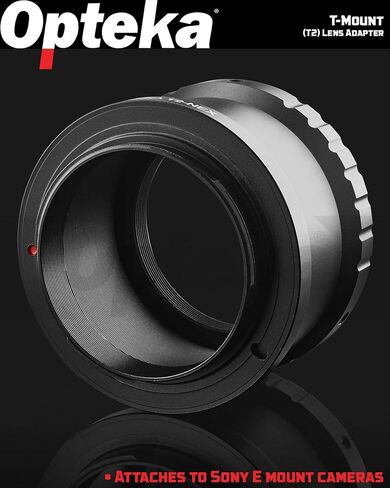 Opteka (T2) T-Mount Adapter Compatible with Nikon 1 Series (CX) Mirrorless Cameras: J5, S2, AW1, J4, V3, J3, S1, V2, J2, V1, J1 in Saudi Arabia