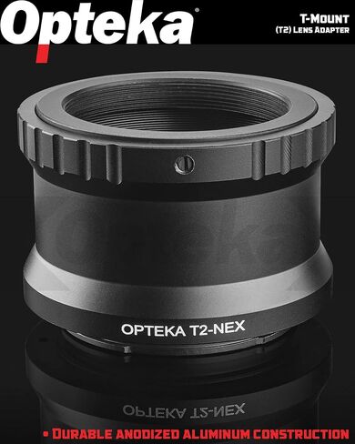 Opteka (T2) T-Mount Adapter Compatible with Nikon 1 Series (CX) Mirrorless Cameras: J5, S2, AW1, J4, V3, J3, S1, V2, J2, V1, J1 in Saudi Arabia