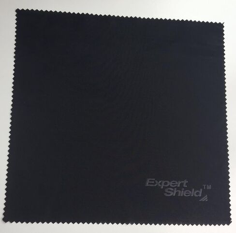 Expert Shield - قماش تنظيف دقيق كبير خالٍ من الوبر مقاس 20 سم × 20 سم (مثالي لأجهزة الكمبيوتر اللوحية / iPad / Mini ، الكاميرات والهواتف) - in Saudi Arabia