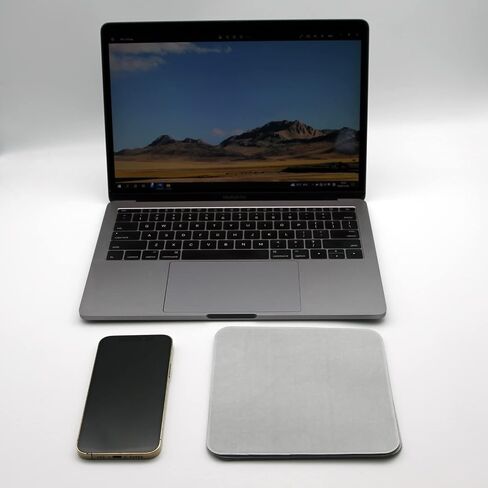 Polishing Cloths (6.3" X 6.3" Grey Superfine) Compatible with Apple iPhone, iPad, MacBook, iWatch, Soft & Nonabrasive Premium Microfiber Cleaning Cloths (10 Packs Grey) in Saudi Arabia