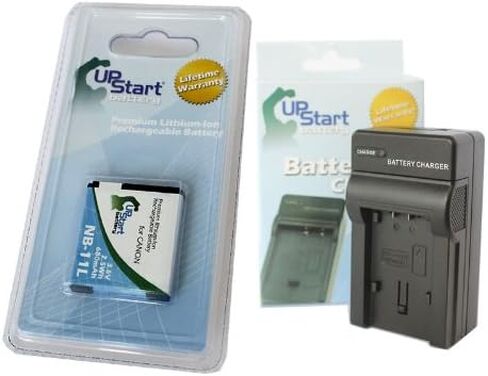 Replacement for Canon ELPH 115 is Battery and Charger - Compatible with Canon NB-11L Digital Camera Batteries and Chargers (680mAh 3.6V Lithium-Ion) in Saudi Arabia