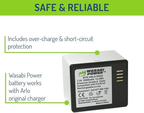 Wasabi Power Battery for Arlo Pro, Pro 2 (VMA4400) in Kuwait