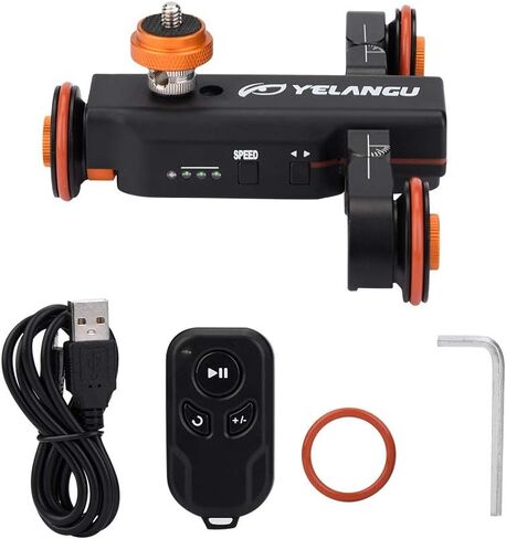 Camera Motor Dolly Video Slider Mini Motorized Electric Track Slider Motor Dolly Truck Car for Camera Camcorder DV in Saudi Arabia