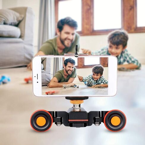Camera Motor Dolly Video Slider Mini Motorized Electric Track Slider Motor Dolly Truck Car for Camera Camcorder DV in Saudi Arabia