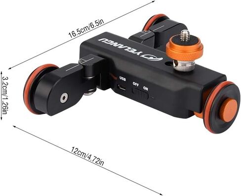 Camera Motor Dolly Video Slider Mini Motorized Electric Track Slider Motor Dolly Truck Car for Camera Camcorder DV in Saudi Arabia