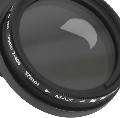 Cellphone Camera Lens Filter, ND2-400 Neutral Density Filter, 37mm Cellphone Photography Camera Lens Filter with Adjustable Clip, for Different Brands of Mobile Phones in Saudi Arabia