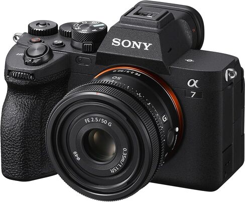 Sony a7 IV Full Frame Mirrorless Camera Body with FE 50mm F2.5 G Ultra Compact Lens ILCE-7M4/B + SEL50F25G Bundle with Deco Gear Photography Backpack + Monopod +Extra Battery, LED and Kit Accessories in Saudi Arabia