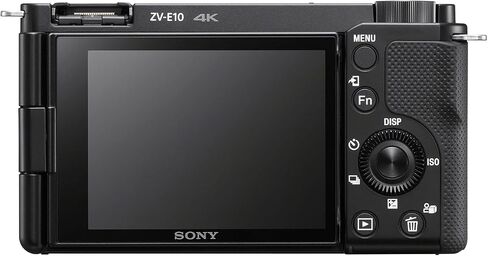 هيكل كاميرا Sony ZV-E10 بدون مرآة Alpha APS-C Vlog و18-105 مم F4 E PZ G OSS Power Zoom G Lens SELP18105G ILCZV-E10/B حزمة سوداء مع علبة تروس ديكو، بطارية إضافية، مجموعة ملحقات صور الفيديو in Saudi Arabia