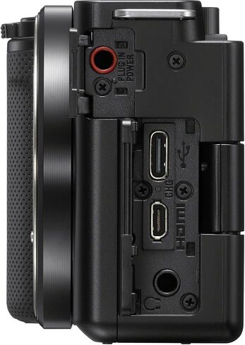 هيكل كاميرا Sony ZV-E10 بدون مرآة Alpha APS-C Vlog و18-105 مم F4 E PZ G OSS Power Zoom G Lens SELP18105G ILCZV-E10/B حزمة سوداء مع علبة تروس ديكو، بطارية إضافية، مجموعة ملحقات صور الفيديو in Saudi Arabia