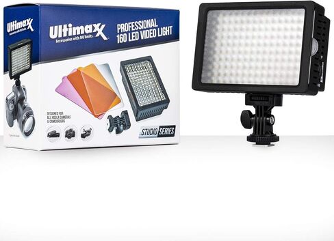 كاميرا الفيديو الاحترافية Sony HXR-NX200 HXR-NX200P 4K (PAL) - تشتمل الحزمة الاحترافية على: Extreme Pro 64GB SD ومجموعة إضاءة LED وحامل ثلاثي القوائم ودوللي وحقيبة أدوات كبيرة جدًا وميكروفون والمزيد in Kuwait