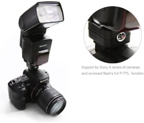 Pixel TF 323 Flash Hot Shoe to Pc Adapter Flashguns for Sony ETTL DSLR Camera and Flashguns hotshoe Adapter in Saudi Arabia