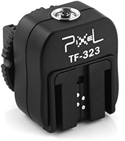 Pixel TF 323 Flash Hot Shoe to Pc Adapter Flashguns for Sony ETTL DSLR Camera and Flashguns hotshoe Adapter in Saudi Arabia
