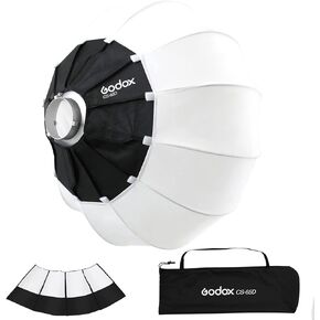 Godox CS-65D Lantern Softbox Soft Light Modifier 26 بوصة / 65 سم ناشر Softbox سريع الإعداد مع تنورة + حقيبة حمل، متوافق مع Godox Bowens Mount Studio Flash in Kuwait