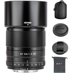 VILTROX 56mm f/1.4 F1.4 APS-C Lens for Nikon Z-Mount Auto Focus Large Aperture Lens with STM Motor Support Eye-AF Prime Lens Compatible for Nikon Z-Mount Camera Z5 Z50 Z6 Z6II Z7 ZII Silver in Saudi Arabia