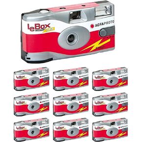 10 عبوات من أجفا 35 مم للاستعمال مرة واحدة 601020 فيلم ليبوكس 400 27 فلاش كاميرا in Kuwait