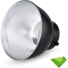 Godox AD-R6 Reflector Approx 7" Standard Bowens Mount Light Modifier for Godox AD400Pro AD600B AD600Pro AD600BM MS200 MS300 SK400II SK300II Strobe Flash Monolight SL60W VL150 SL150W Video Light in Saudi Arabia