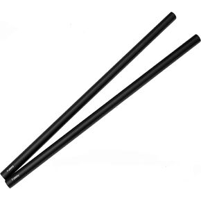 Fotasy (2 Pcs) 40cm (16 Inch) 15mm Rods for 15mm Rail Rod Support Systems, fits 15mm Mattebox, Follow Focus Shoulder Pads Rod Monitor Mount Rod Clamp Base, M12 Threads in Saudi Arabia
