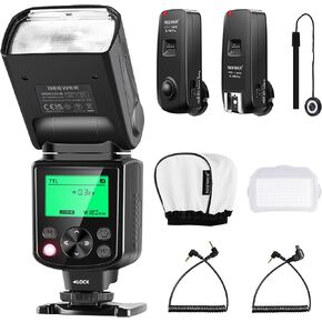 NEEWER Upgraded NW635II-C TTL Camera Flash Speedlite, Speedlight with FC-16 Trigger, Diffuser, Lens Cap Compatible with Canon EOS R6 R5 R3 R M6 850D 760D 600D 7D 6D Mark II 5D Mark IV 1D Mark III 1DX in Kuwait
