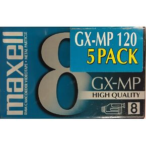 Maxell GX-MP 8mm 120 Minute Camcorder Videotapes (5-pack) in Kuwait