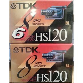 TDK 8mm Video Cassette HS 120 6 pack in Saudi Arabia