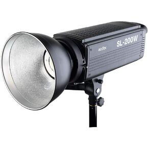 Godox 200W LED Video Light SL-200W,Bowens Mount 5600K, Studio Continuous LED Lamp for Camera DV Camcorder (White Light Version) in Kuwait