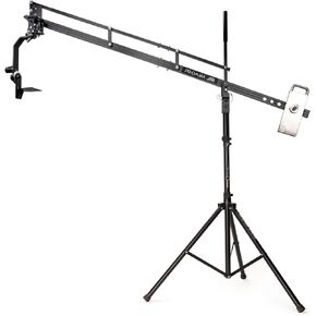 رافعة ذراعية بطول 9 أقدام من PROAIM مع حامل ورأس Jr. Pan Tilt لكاميرا الفيديو DSLR وGimbal. حركات عمومية/إمالة دقيقة وسلسة. آمن وخفيف للاستخدام في الهواء الطلق، ويوفر لقطة واسعة وثابتة للرافعة/اللقطة الجوية + حقيبة (P-9-JS-JRPP) in Kuwait