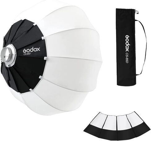 Godox CS-65D Lantern Softbox 26inch/65cm Soft Light Modifier Quick-Setup 26" Latern Softbox with Skirt+Carry Bag for Godox LE200 LE300 SL60 SL100 for Other Bowens Mount Light for Amaran NEEWER Lights in Saudi Arabia