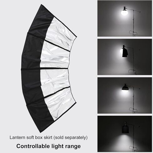 Godox CS-65D Lantern Softbox 26inch/65cm Soft Light Modifier Quick-Setup 26" Latern Softbox with Skirt+Carry Bag for Godox LE200 LE300 SL60 SL100 for Other Bowens Mount Light for Amaran NEEWER Lights in Saudi Arabia