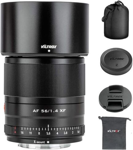 VILTROX 56mm f/1.4 F1.4 APS-C Lens for Nikon Z-Mount Auto Focus Large Aperture Lens with STM Motor Support Eye-AF Prime Lens Compatible for Nikon Z-Mount Camera Z5 Z50 Z6 Z6II Z7 ZII Silver in Saudi Arabia