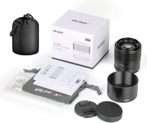 VILTROX 56mm f/1.4 F1.4 APS-C Lens for Nikon Z-Mount Auto Focus Large Aperture Lens with STM Motor Support Eye-AF Prime Lens Compatible for Nikon Z-Mount Camera Z5 Z50 Z6 Z6II Z7 ZII Silver in Saudi Arabia