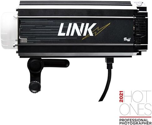 Buff Link Monolight Strobe Flash Unit with Built-in Receiver, 3.1 Ws to 800 Ws, and 800W Modeling Light | Paul C. Buff Flash Unit for Strobe Light Photography in Kuwait