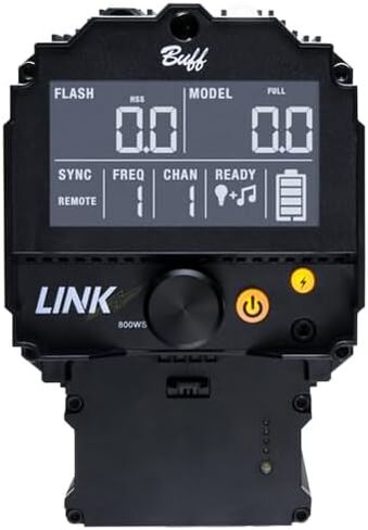 Buff Link Monolight Strobe Flash Unit with Built-in Receiver, 3.1 Ws to 800 Ws, and 800W Modeling Light | Paul C. Buff Flash Unit for Strobe Light Photography in Kuwait