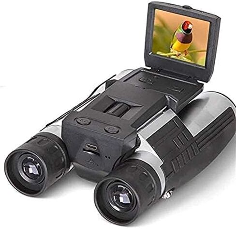 مناظير مدمجة 1080 بكسل كاميرا رقمية 2 بوصة شاشة LCD تلسكوب مضاد للاهتزاز مع بطاقة Micro Sd سعة 8 جيجابايت مجانية للأطفال مناظير عالية الدقة لمشاهدة الطيور والصيد والسفر in Kuwait