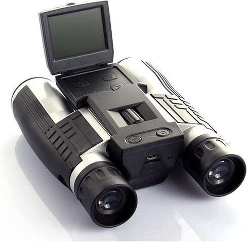 مناظير مدمجة 1080 بكسل كاميرا رقمية 2 بوصة شاشة LCD تلسكوب مضاد للاهتزاز مع بطاقة Micro Sd سعة 8 جيجابايت مجانية للأطفال مناظير عالية الدقة لمشاهدة الطيور والصيد والسفر in Kuwait