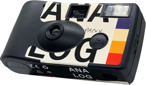 Analog Portrait Mode Disposable Camera w/Flash + Development & Digital Uploads | New Half-Frame 35mm Film Single-Use Camera, 34 Exposures, Pictures Sent to Your Phone in Saudi Arabia