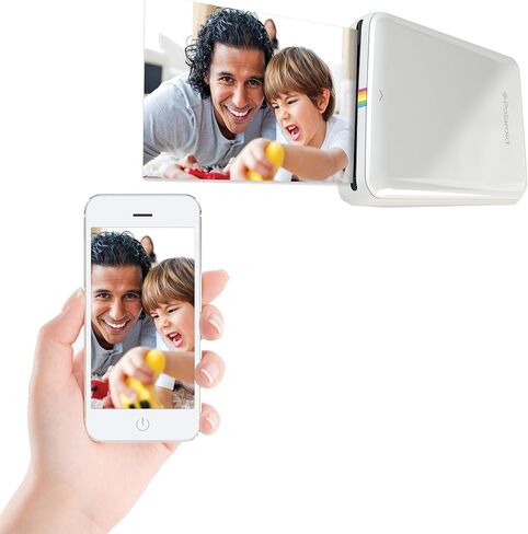 Zink Polaroid ZIP Wireless Mobile Photo Mini Printer (White) Compatible w/ iOS & Android, NFC & Bluetooth Devices in Saudi Arabia